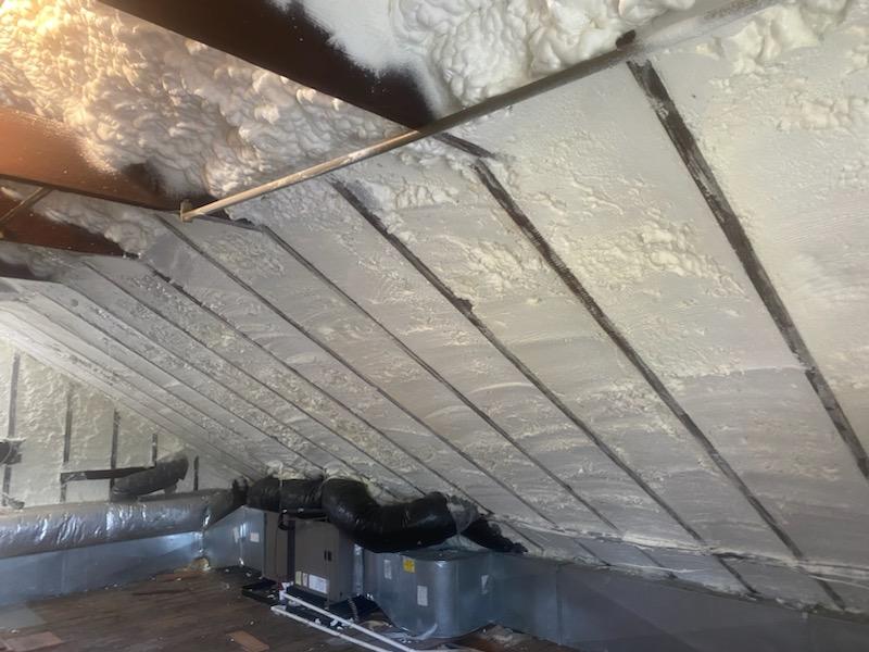 Spray foam attic insulation in NY