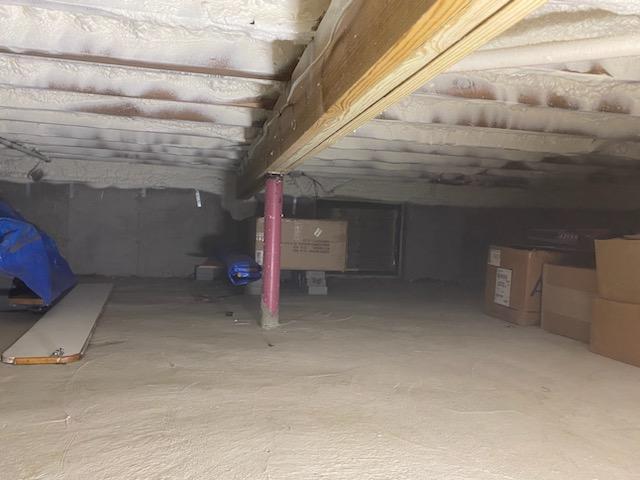 Crawl space spray foam insulation in NY